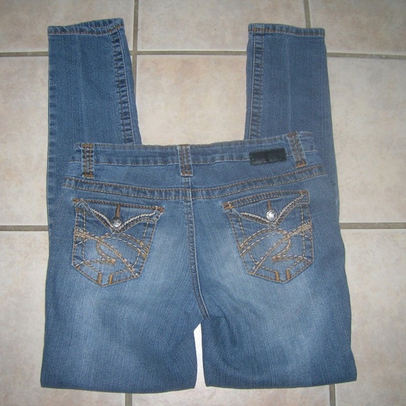 GRANE DARCY LOW RISE FLAP POCKET SKINNY JEANS 5 - Picture 2 of 8